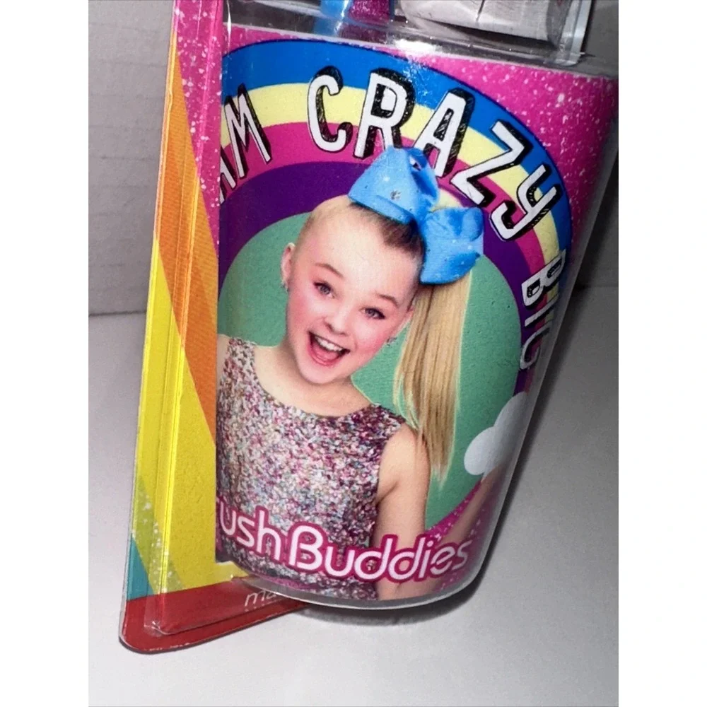 Brush Buddies JoJo Siwa Toothbrush Set with Rinsing Cup and Brush Cap New